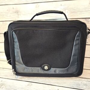 Avenues laptop computer bag Organizer Functional Black Messenger Bag Brief Case